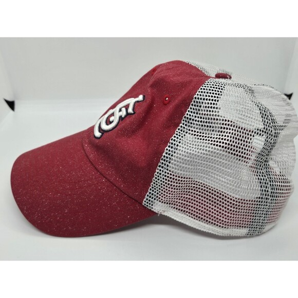 STL Cardinals Womens Snapback Cap Red With Silver Glitter - Picture 2 of 8